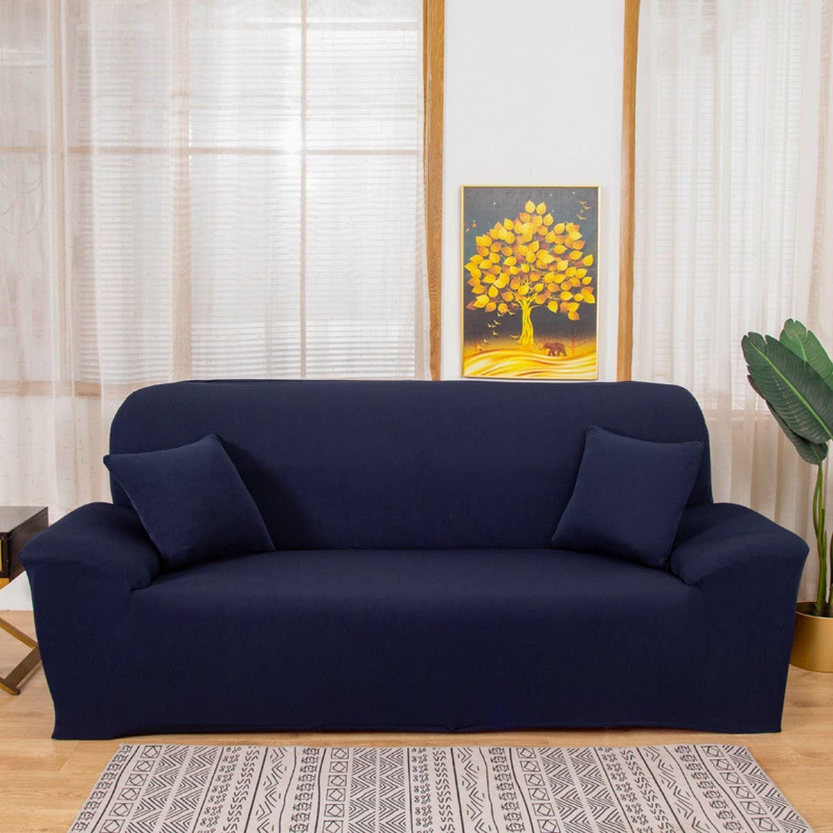 Milk Silk Sofa Cover, Stretch & Full Wrap