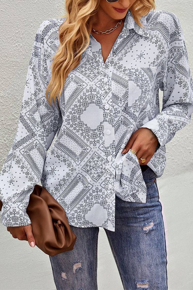 CWTBLL3762_FOUR SEASONS TEMPERAMENT COMMUTER SHIRT