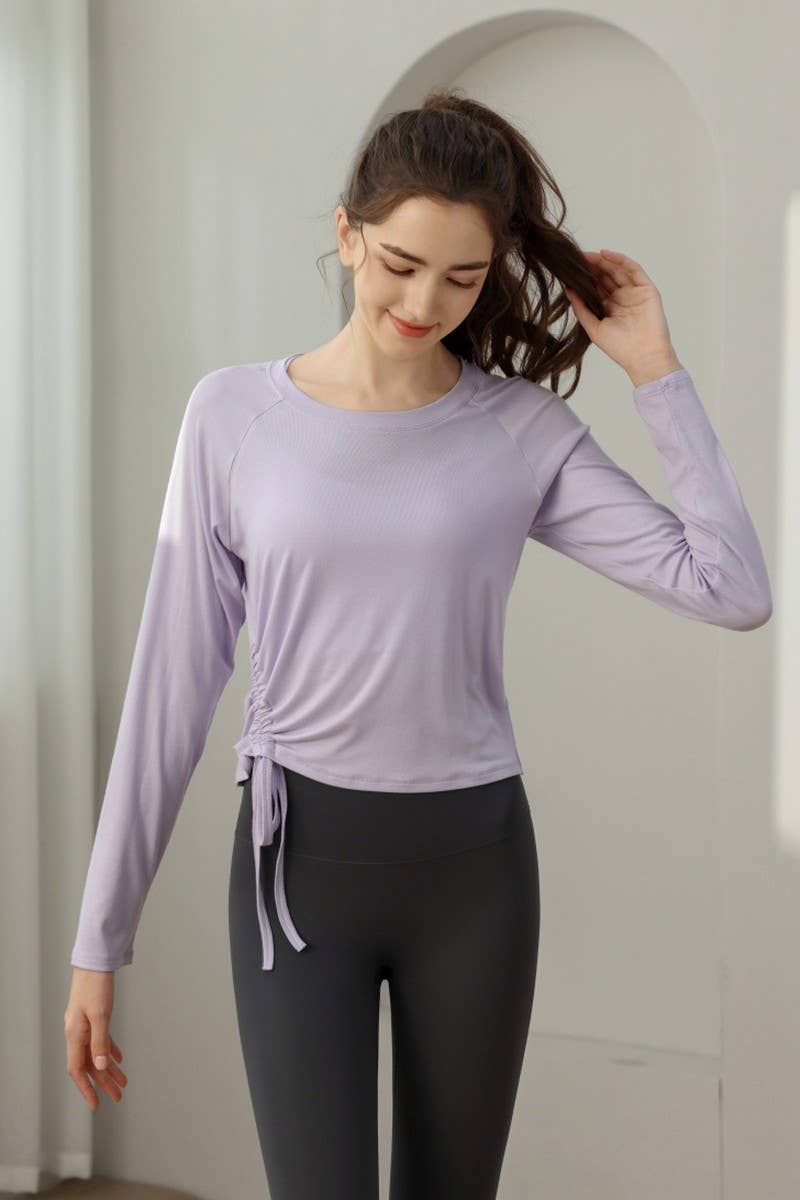 CWTBLL3631_NEW STYLE SPORTS SLIM YOGA TOPS