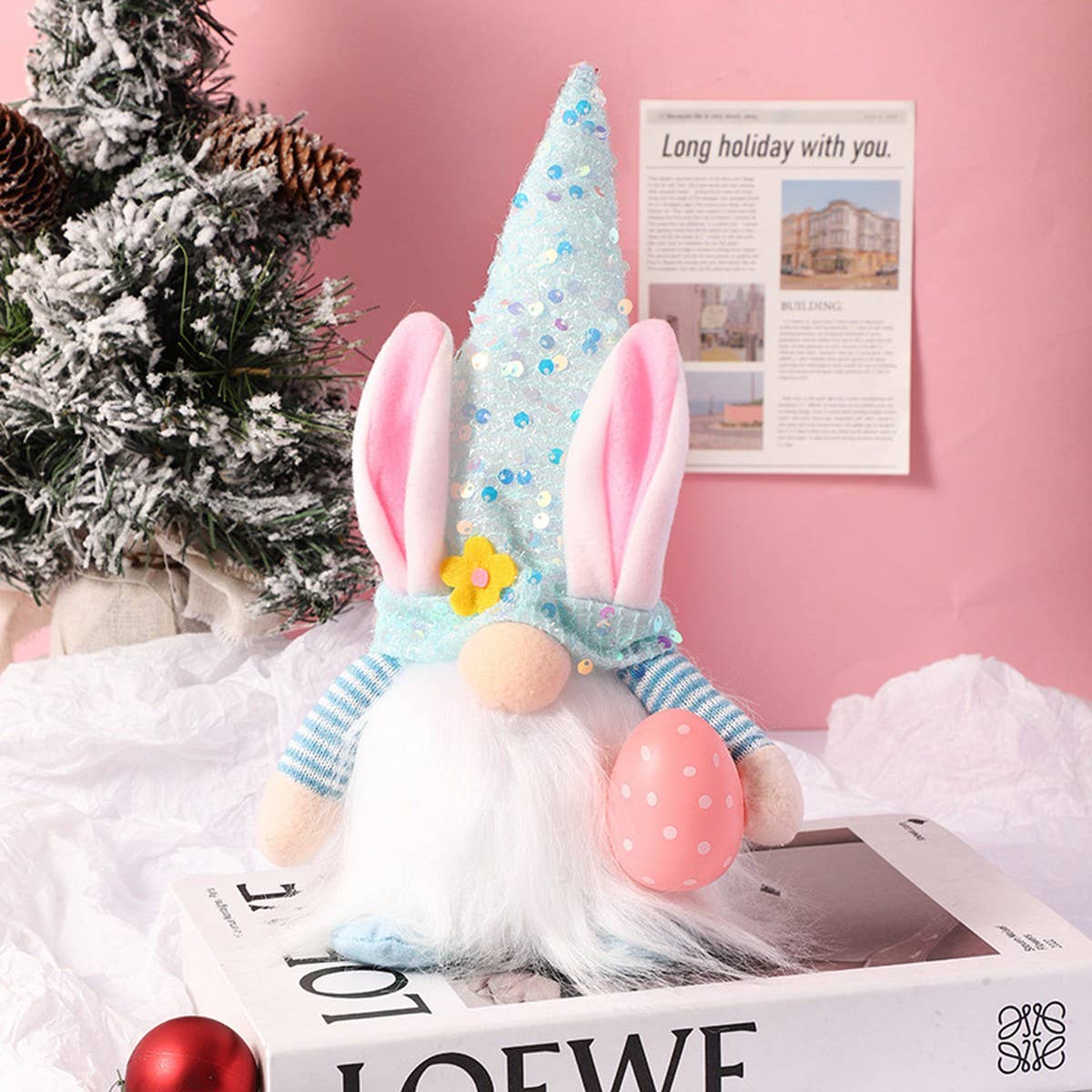 EASTER DECORATION LUMINOUS RUDOLPH ORNAMENTS