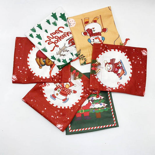 CWMM9697_CHRISTMAS EVE CARTOON DRAWSTRING GIFT BAG