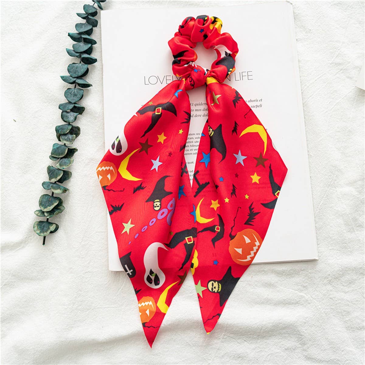 2024 NEW HALLOWEEN PONYTAIL RIBBON HEADBAND_CWAHA1466