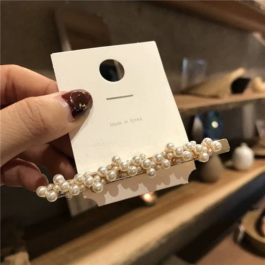 Pearl Hair Clip, Side Pin for Bangs & Back Hair_CWAHA4652