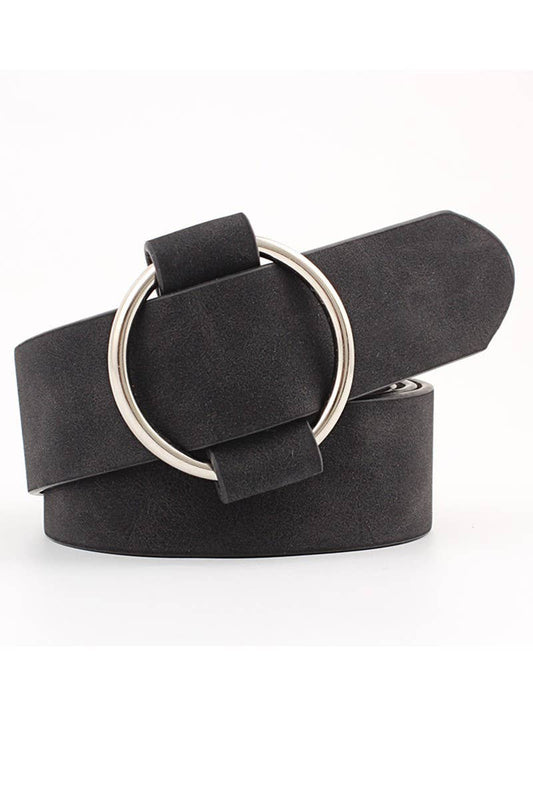 BASIC LEATHERETTE TRENDY BUCKLE BELT_CWABE008
