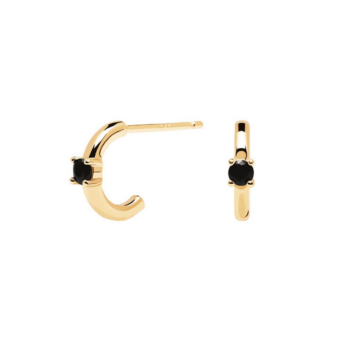 MULTICOLOR C-SHAPED SIMPLE EXQUISITE EARRINGS
