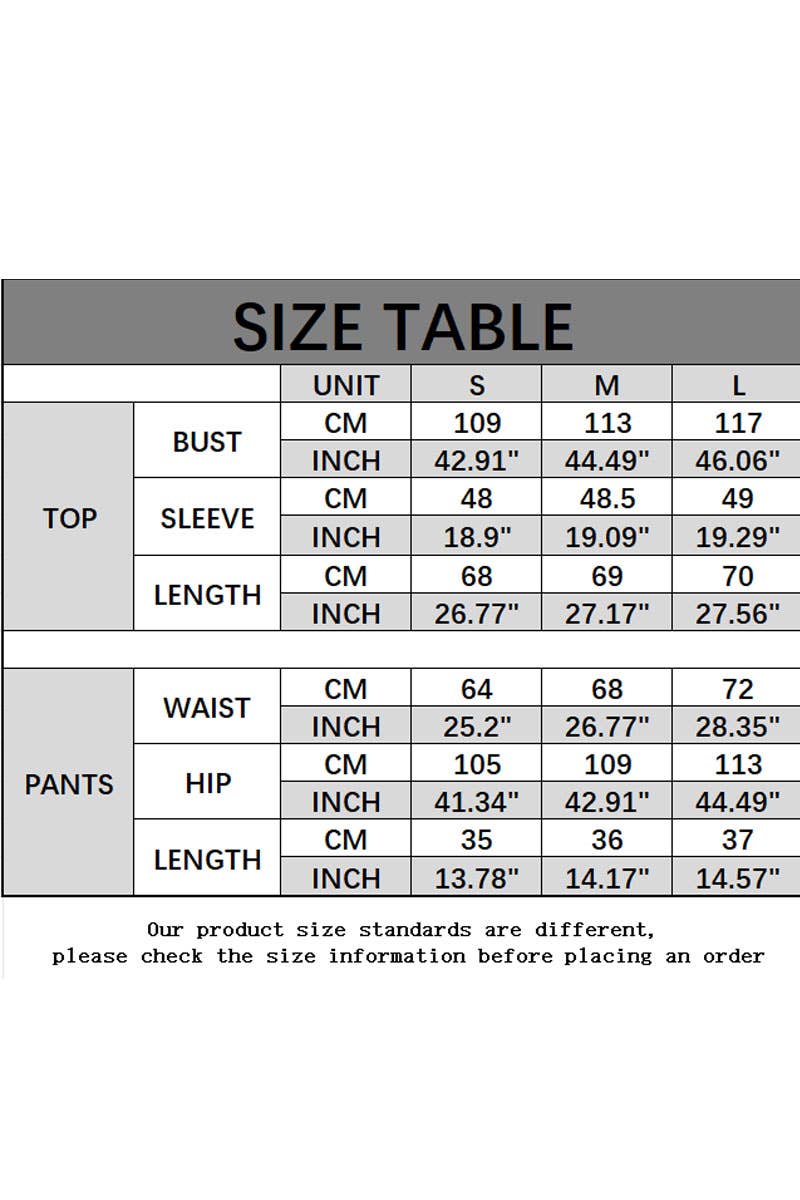 CWSPJ00528_PINK PAJAMA SET WOMEN SOFT LONG SLEEVE WITH SHORT