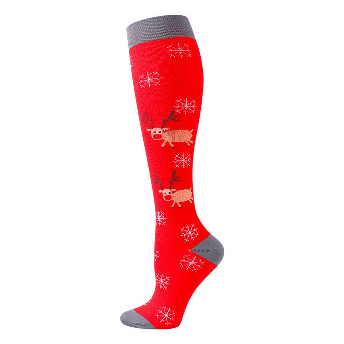 WOMEN'S CHRISTMAS SPORTS COMPRESSION SOCKS