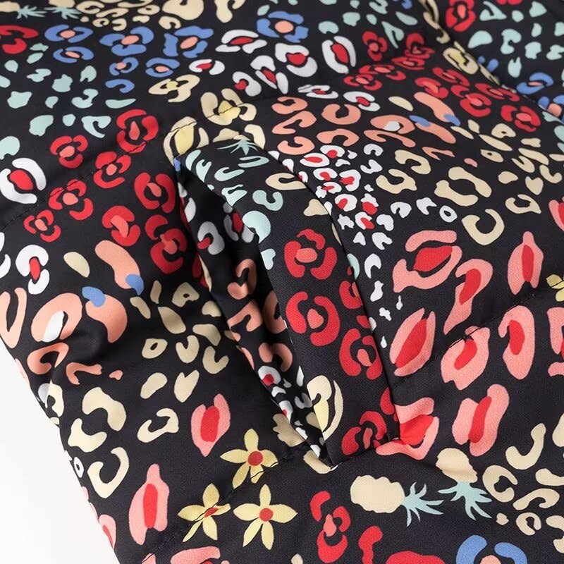 FASHION FLORAL KNITTED OLD MONEY COTTON COAT