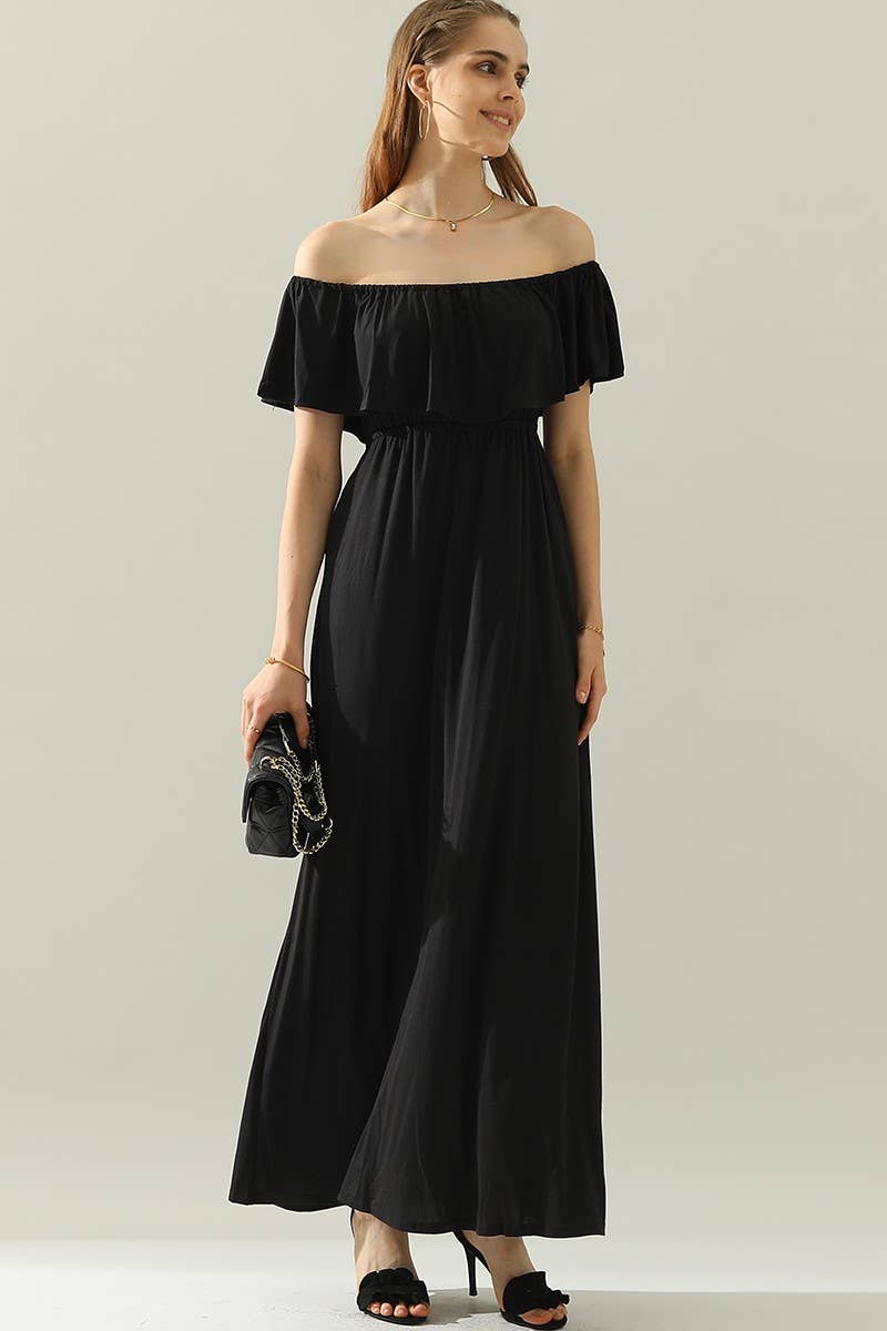 CWDMD818_LAYERED OFF THE SHOULDER MAXI DRESS