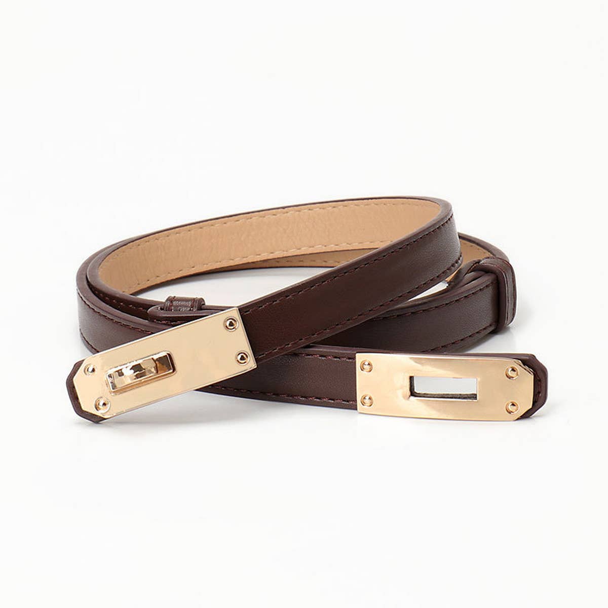 CWABE0903_WOMEN'S ADJUSTABLE BUCKLE BELT