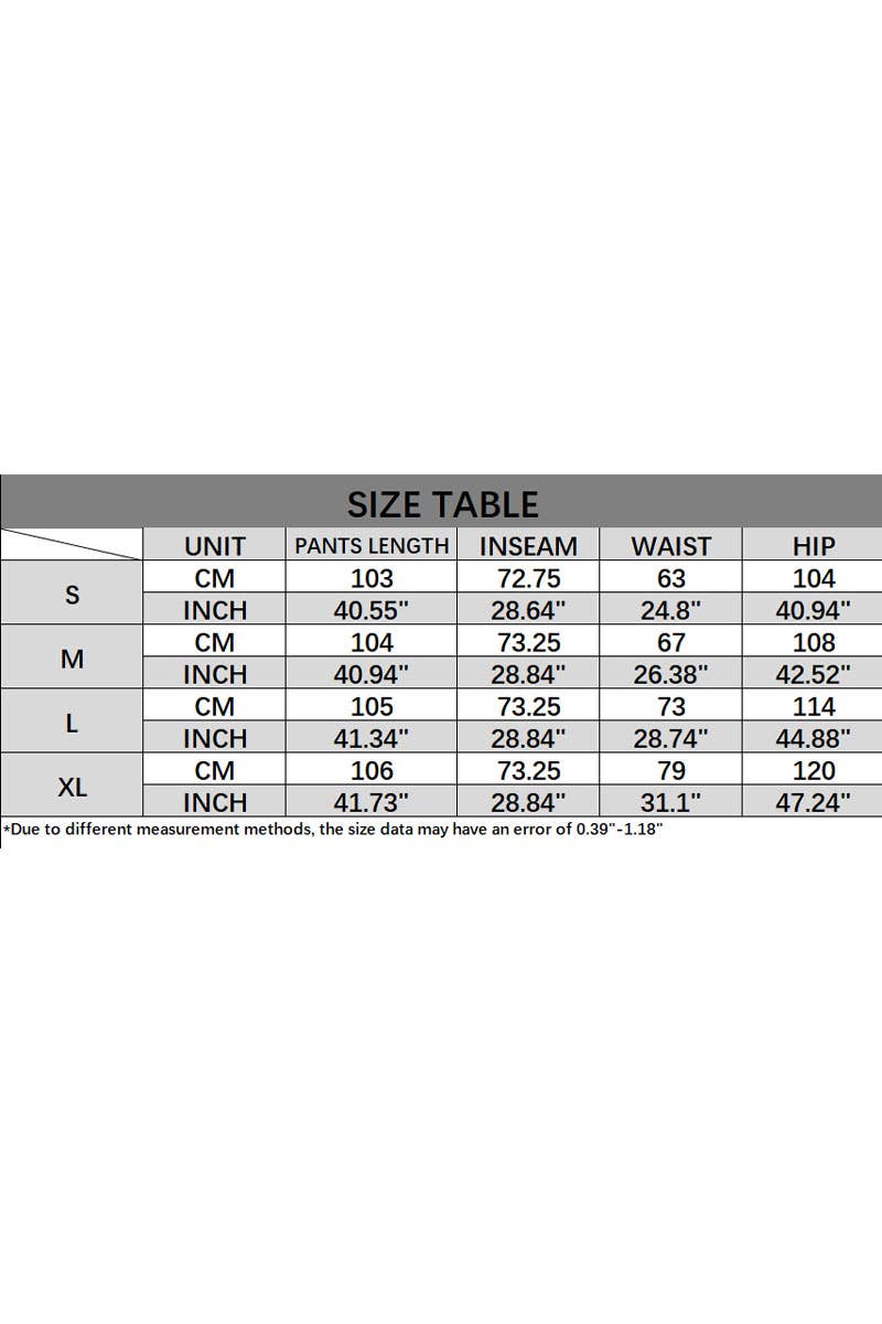 CWBLP1867_FASHIONABLE BUBBLE PLAID CASUAL WIDE-LEG PANTS