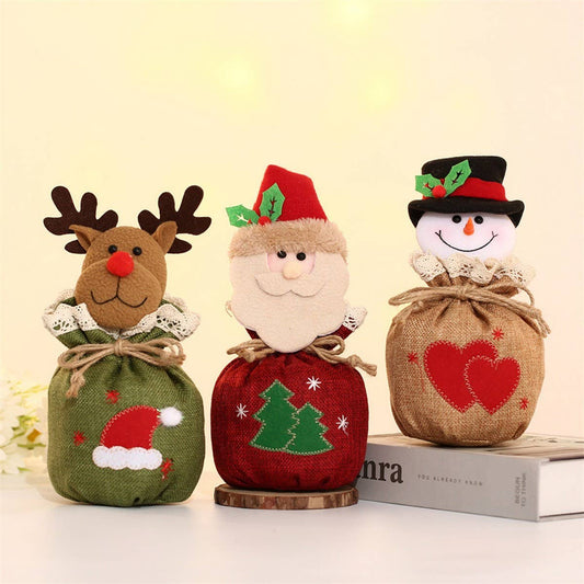 CHRISTMAS CARTOON APPLE BAG GIFT BAG