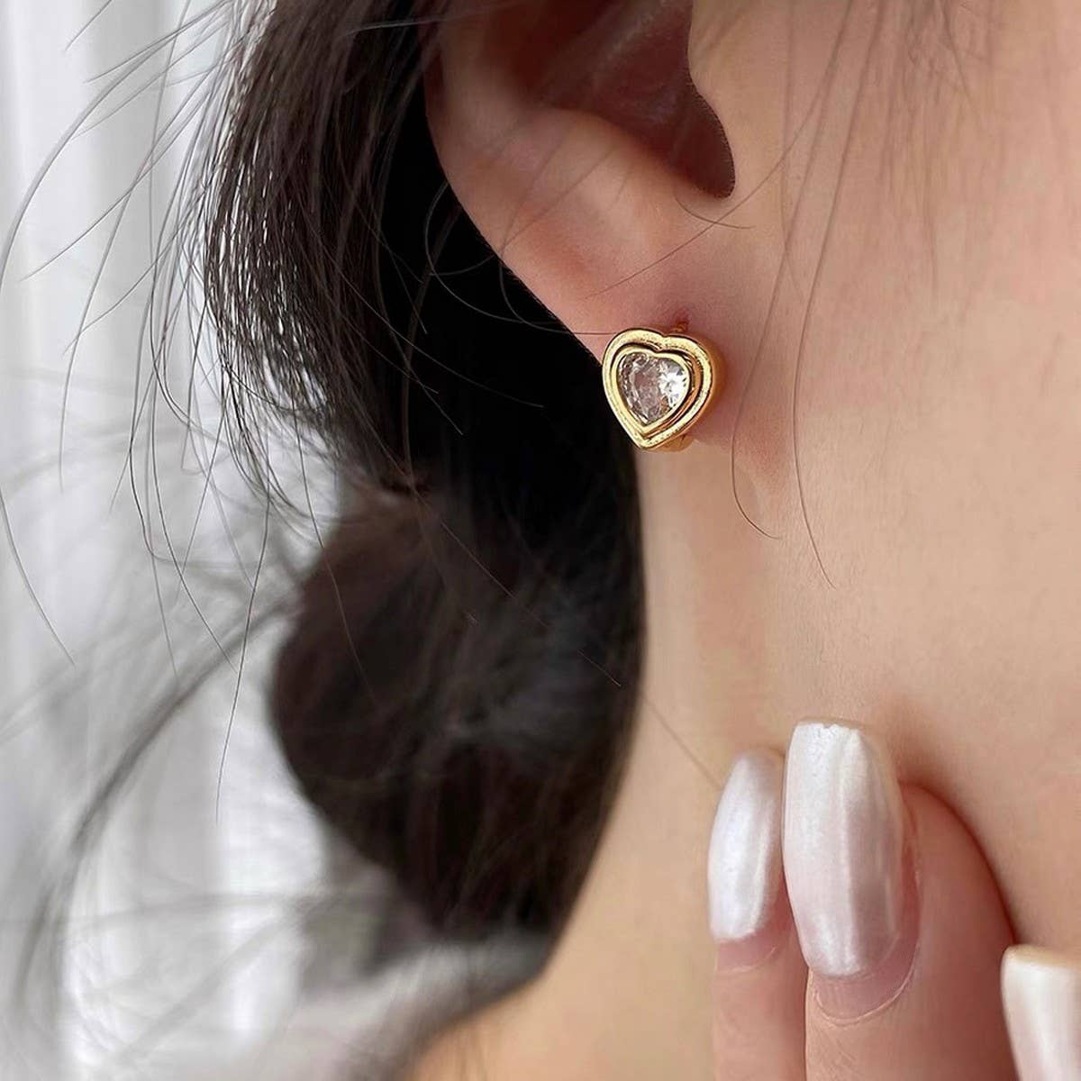 VALENTINE'S DAY RETRO HIGH-END HEART EARRINGS