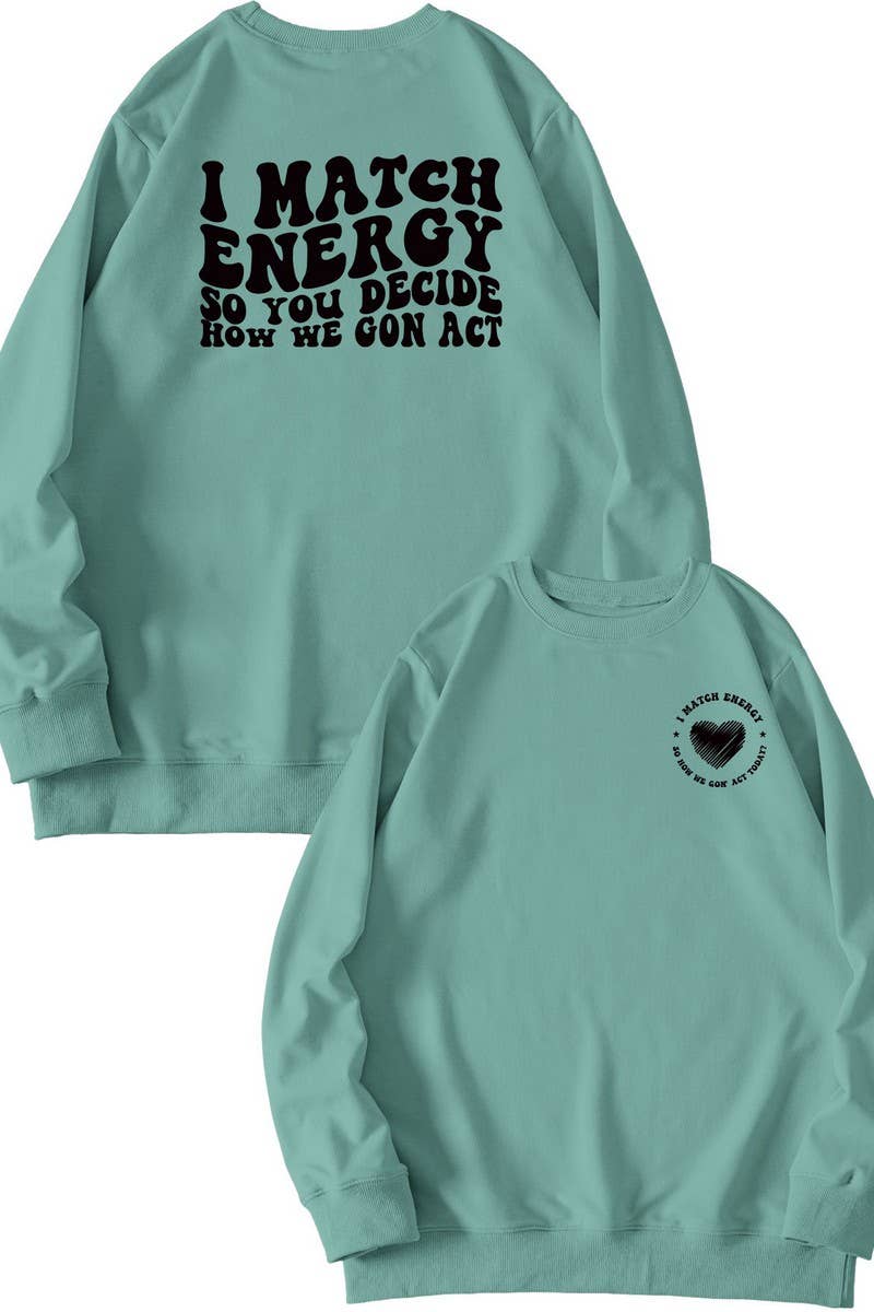 CWTSTL0491_WOMEN LETTER PRINTING LONG SLEEVE SWEATSHIRT