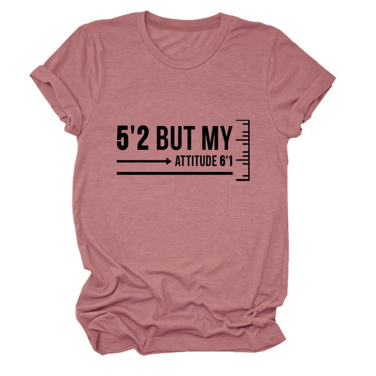 Trendy Graphic Tee Women Short Girl Energy