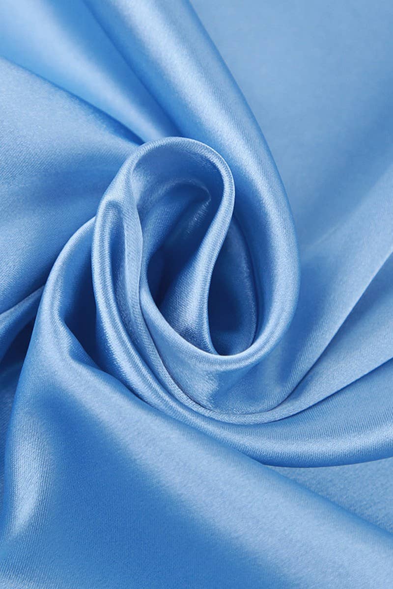 CWBMS0251_HIGH WAIST SATIN SLIM FIT DRAPE HIP WRAP SKIRT