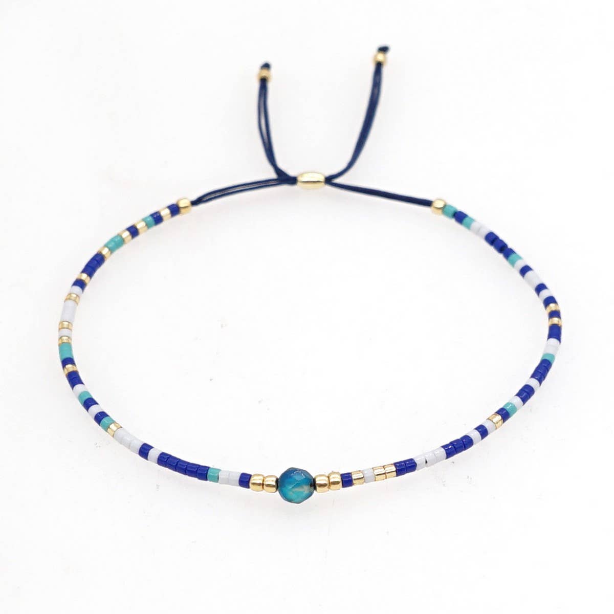 HAND-WOVEN FASHIONABLE RICE BEADS BRACELET_CWAB4620