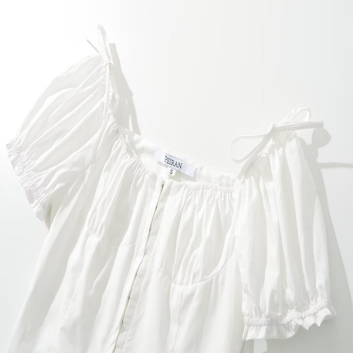 Monochrome French Chic Crop Top