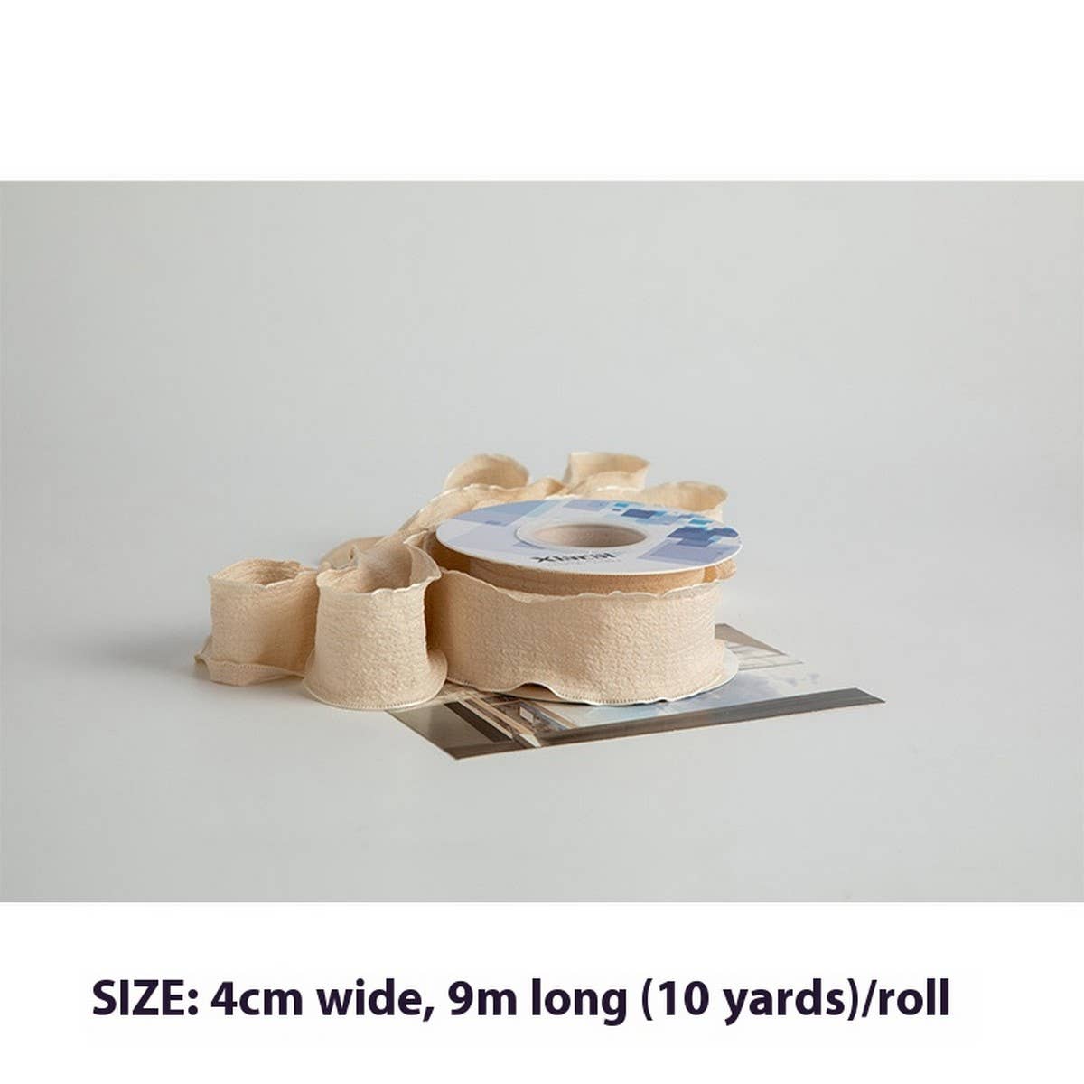 SLIGHTLY ELASTIC PLEATED RIBBON RIBBON DIY RIBBON_CWMM5789