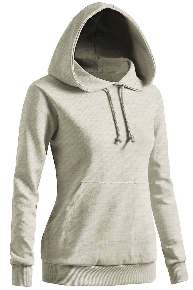 KWOHOL044_Basic Lightweight Pullover Hoodie