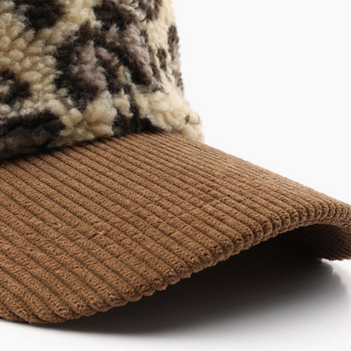 Retro Leopard Print Baseball Hat for Men and Women CWAH2170