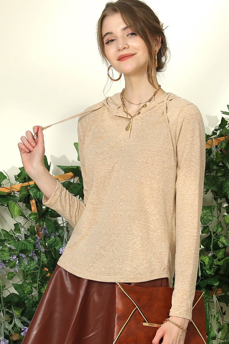 CWTTL1493-S_BUTTON DOWN HENLEY LIGHT WEIGHT HOODIE TOP