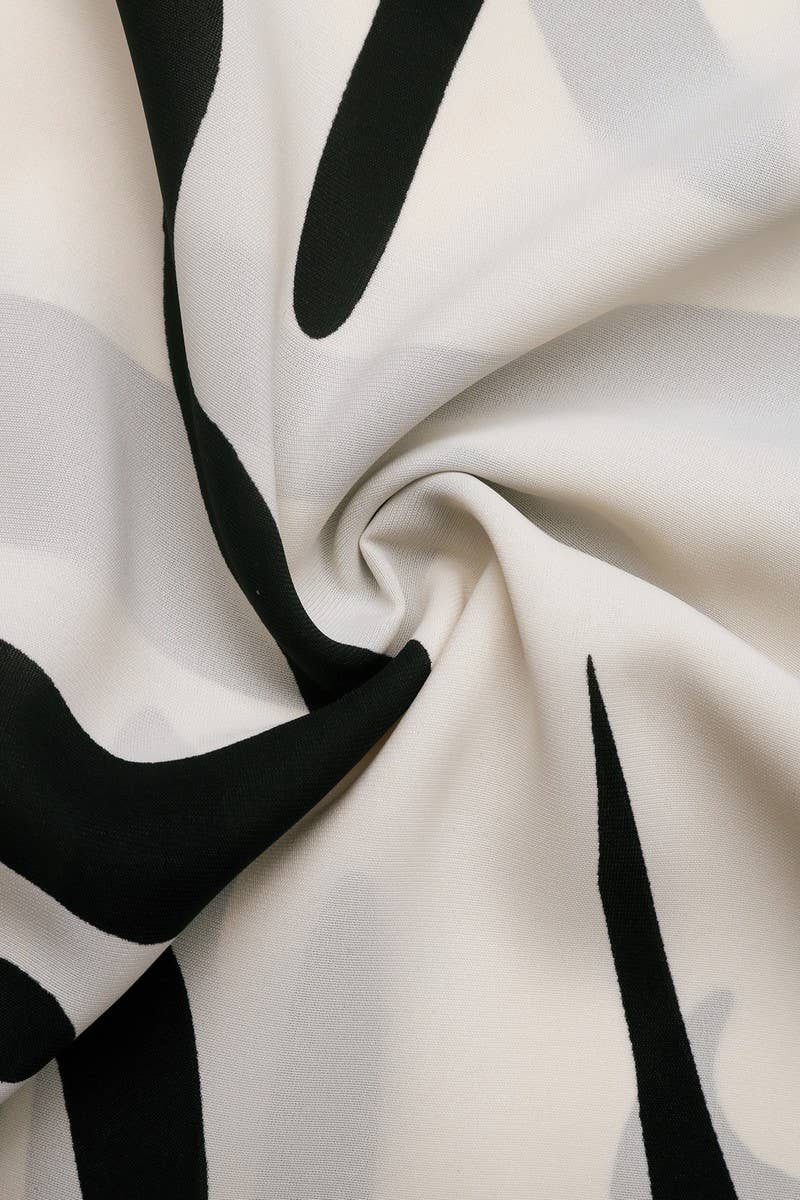 CWTSTS0517_BATWING SLEEVE GEOMETRIC PRINT SHIRT