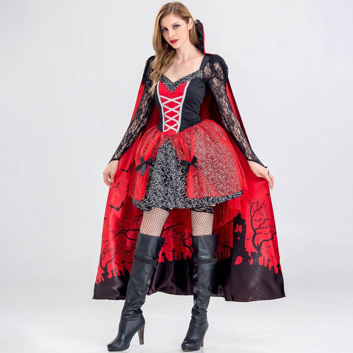 HALLOWEEN COSPLAY VAMPIRE QUEEN COSTUME