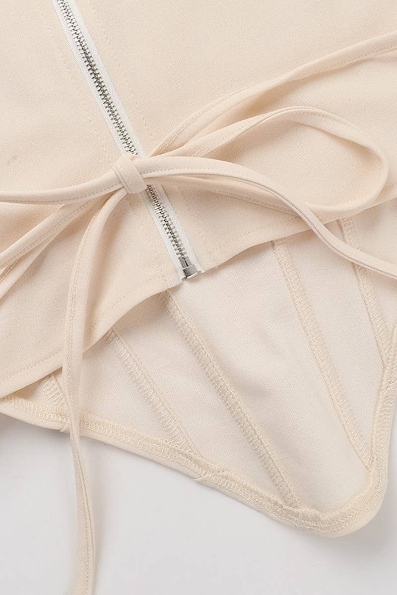 CWTBLSL0590_SOLID COLOR KENDALL STYLE WAISTED VEST TOP