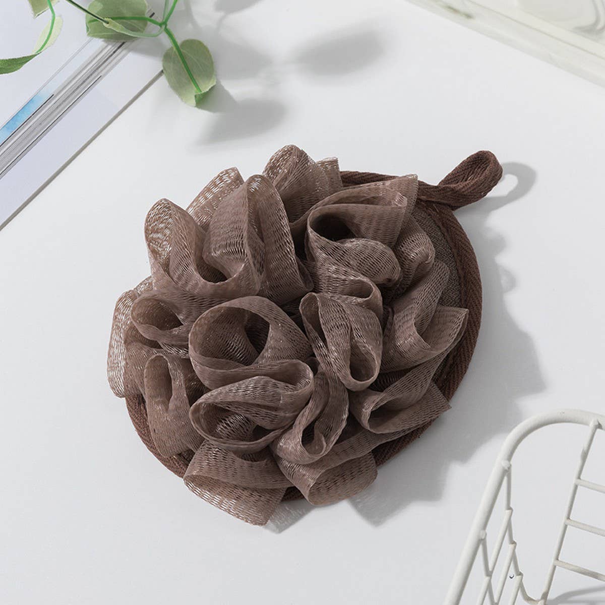 CWMM8746_SIMPLE BATH FLOWER SOFT FOAMING BATH BALL