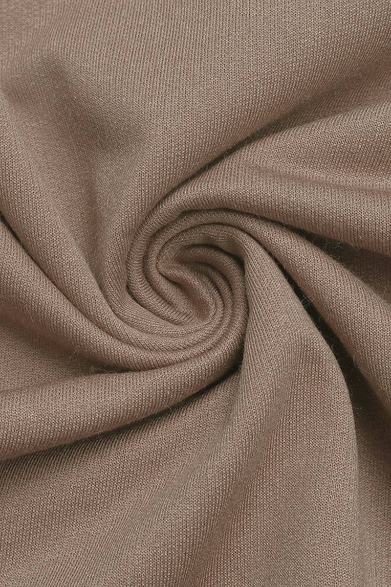 CWSTB1174_SOLID COLOR ROUND NECK CASUAL SWEATSHIRT SUIT