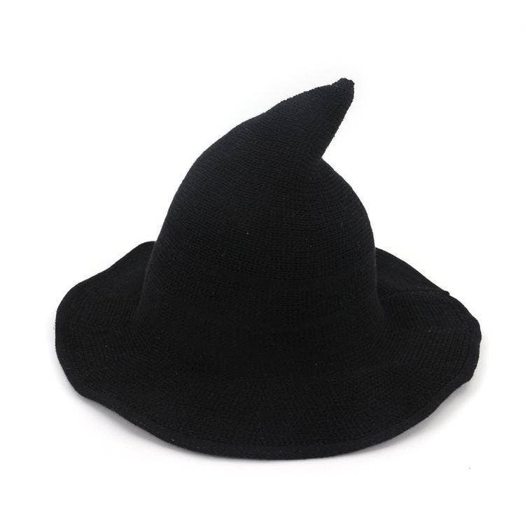 Halloween Pointed Witch Hat, Knit & Foldable_CWAH0617
