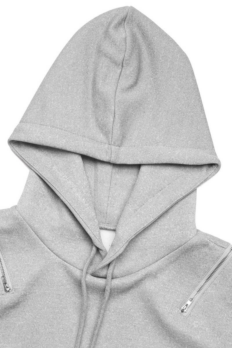 CWOHOL00588_OFF-THE-SHOULDER DRAWSTRING HOODED SWEATSHIRT