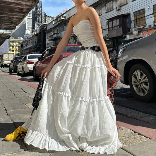 A fashionable elegant French sexy two-piece set