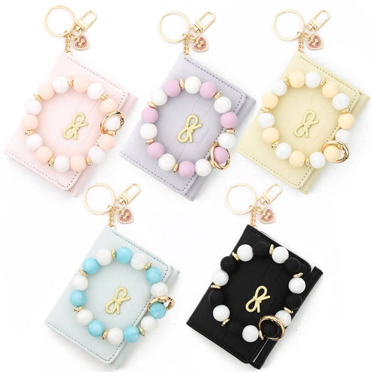 Women¡¯s Bow Heart Short Trifold Wallet Korean_CUAB00443