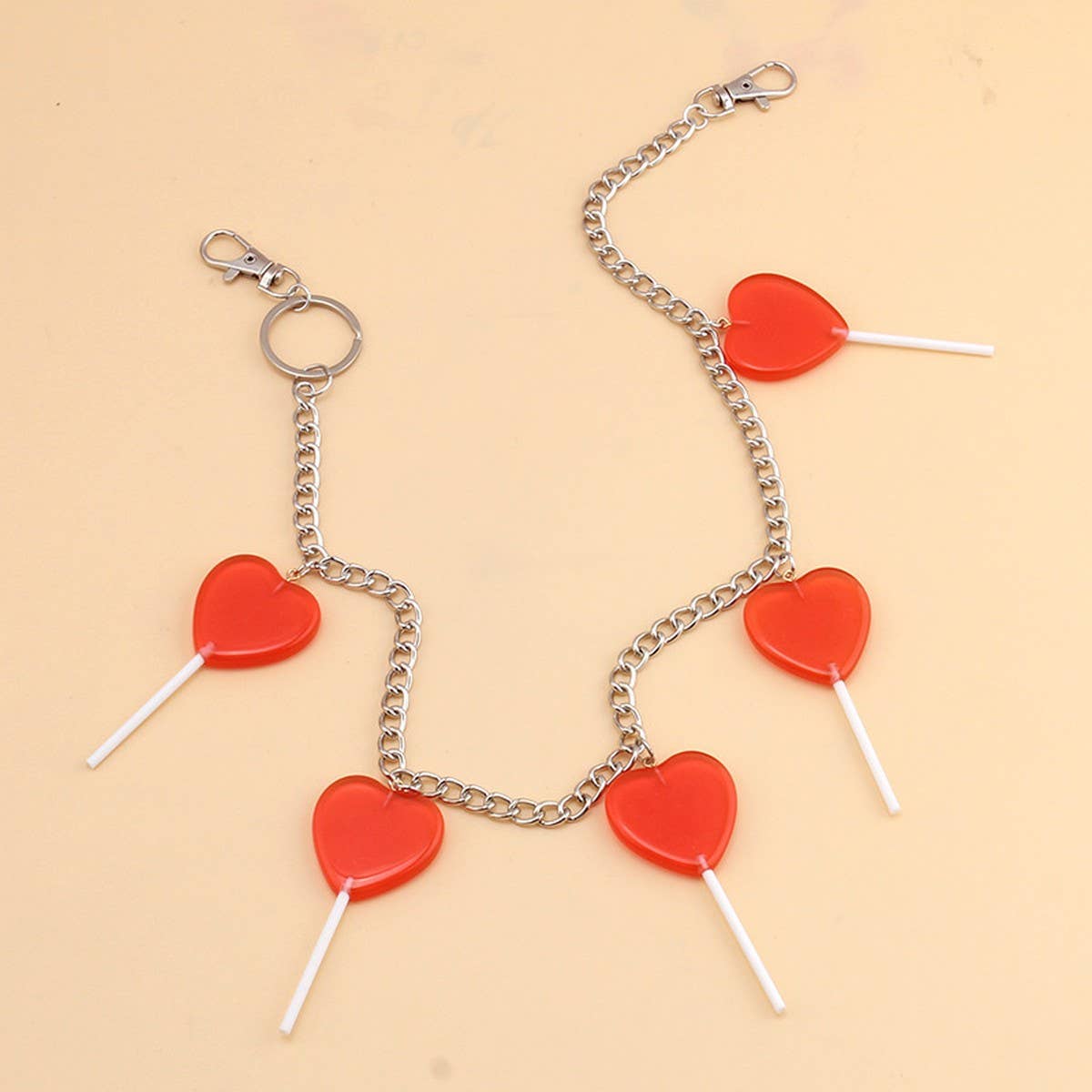 COLORED LOLLIPOP PENDANT PANTS CHAIN