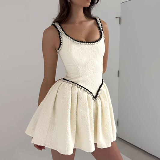 Chic A-Line Cami Mini Dress for Work