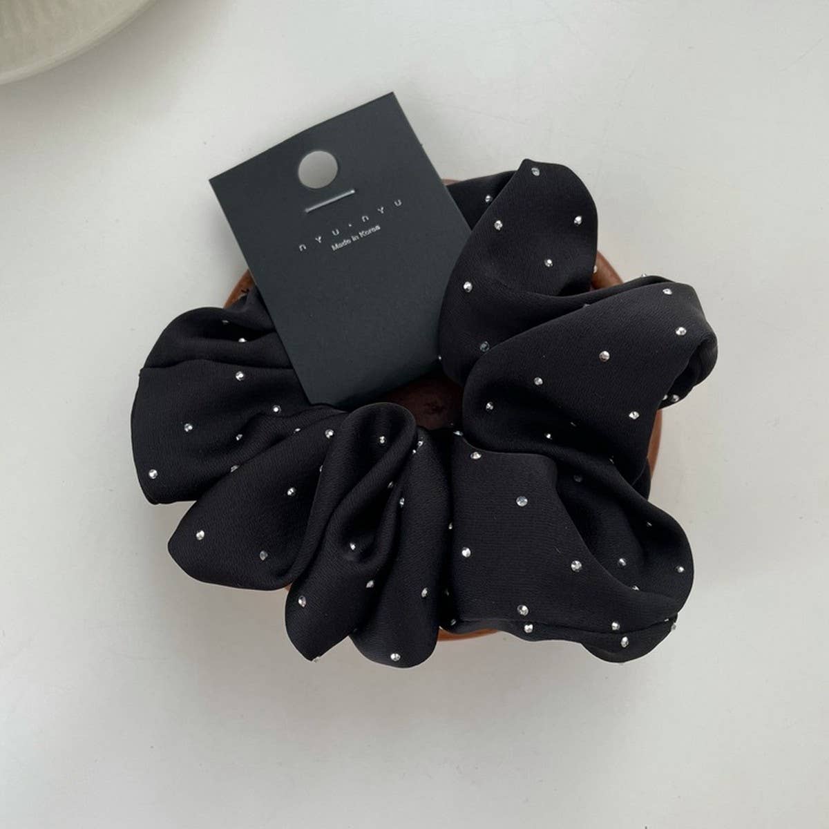 VINTAGE FRENCH STARS HAIR SCRUNCHIES_CWAHA1726