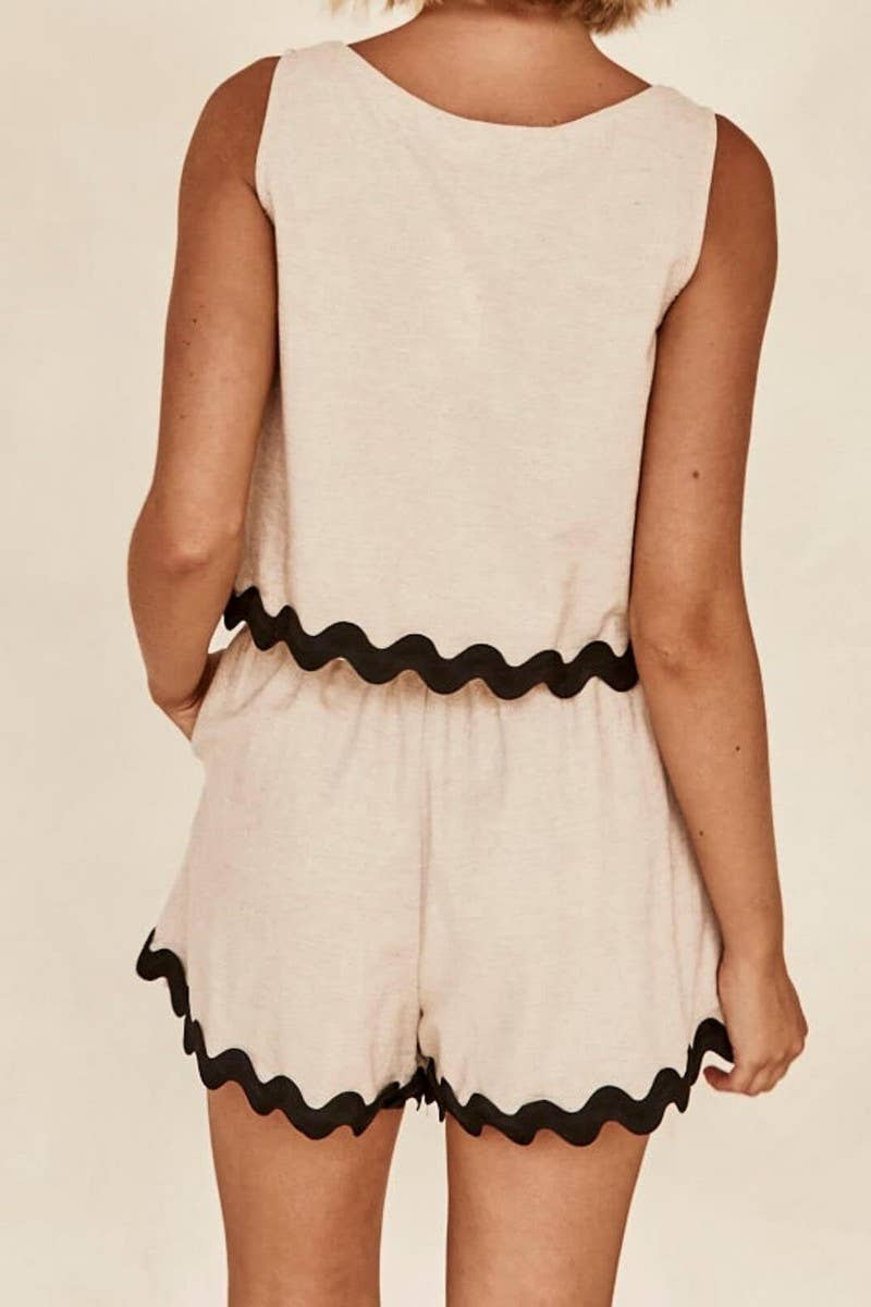 CWSTB0577_ CREW NECK TANK TOP AND SHORTS TWO PIECE SET