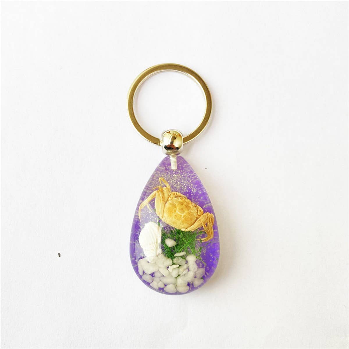 NEW LUMINOUS CRAB OCEAN CAR KEYCHAIN PENDANT