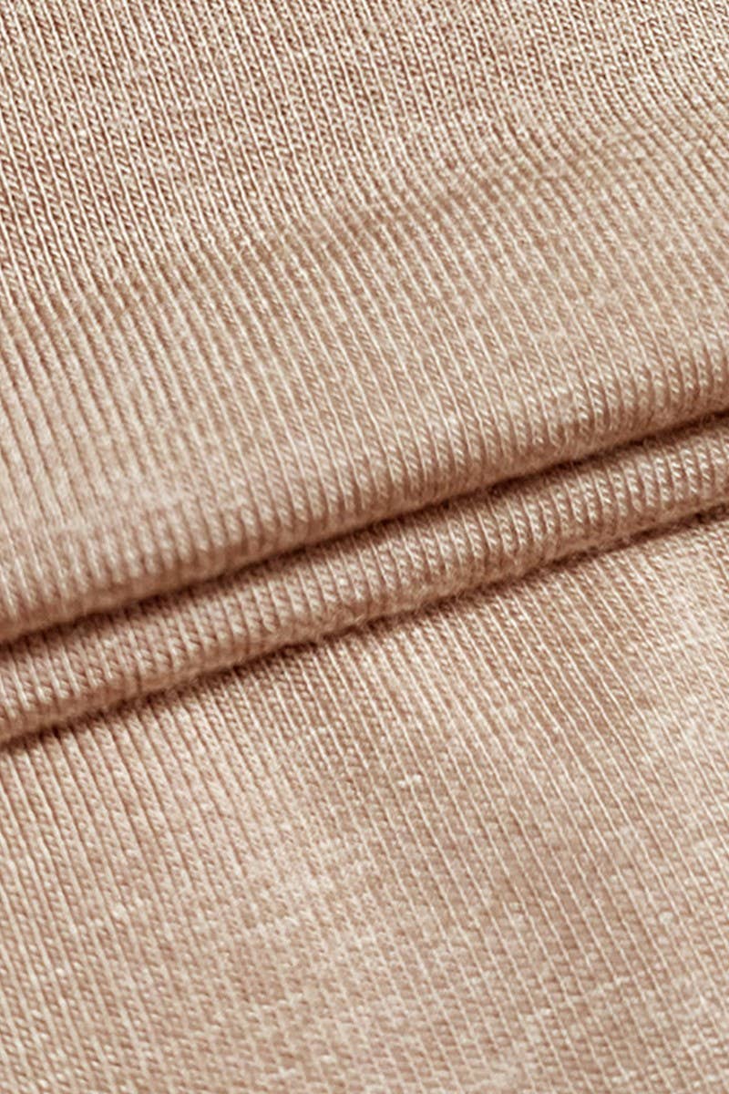 CWTTS1347_U-NECK SHORT-SLEEVED SLIM FIT NAVEL-BARING TOP