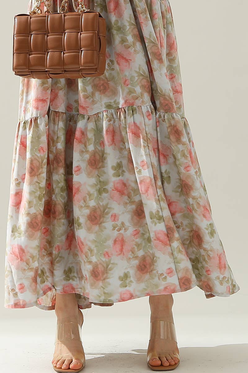 CWDMD543_SLEEVELESS STRAP TIE DRESS