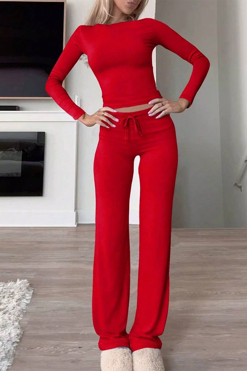 CWSTB00440_SPORTS YOGA LONG SLEEVE TEE AND PANTS SET