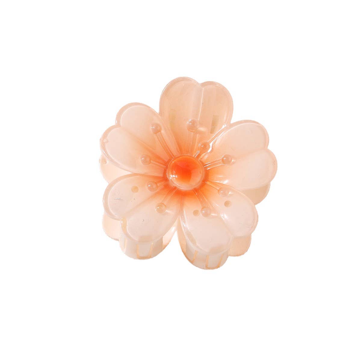 Sweet Flower Updo Heart Petal Hair Claw Clip