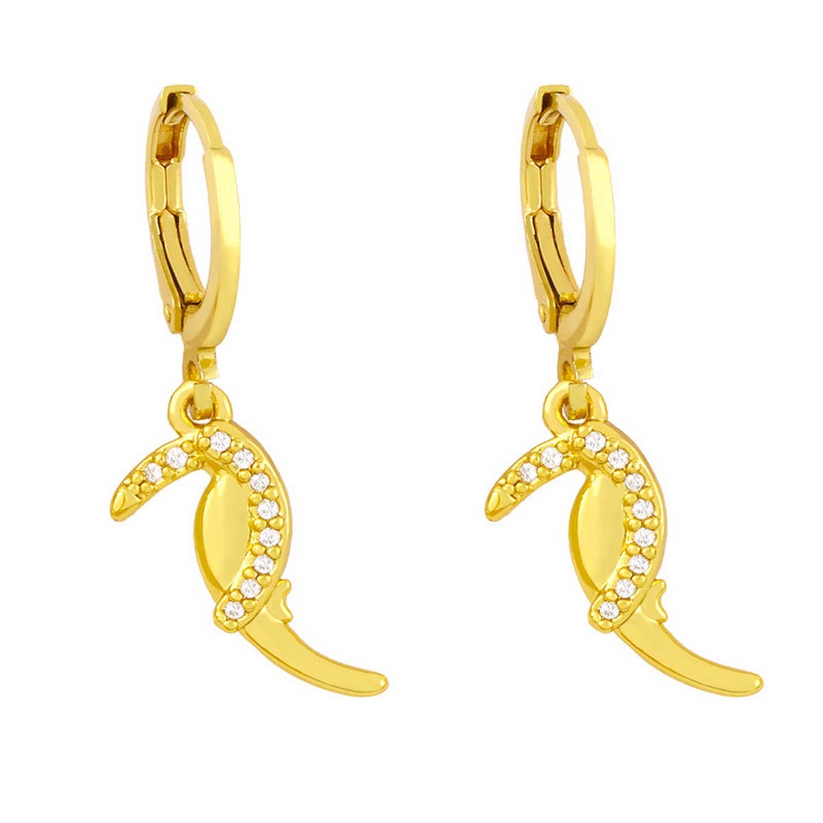 CUTE LITTLE BEE ZIRCON EARRINGS