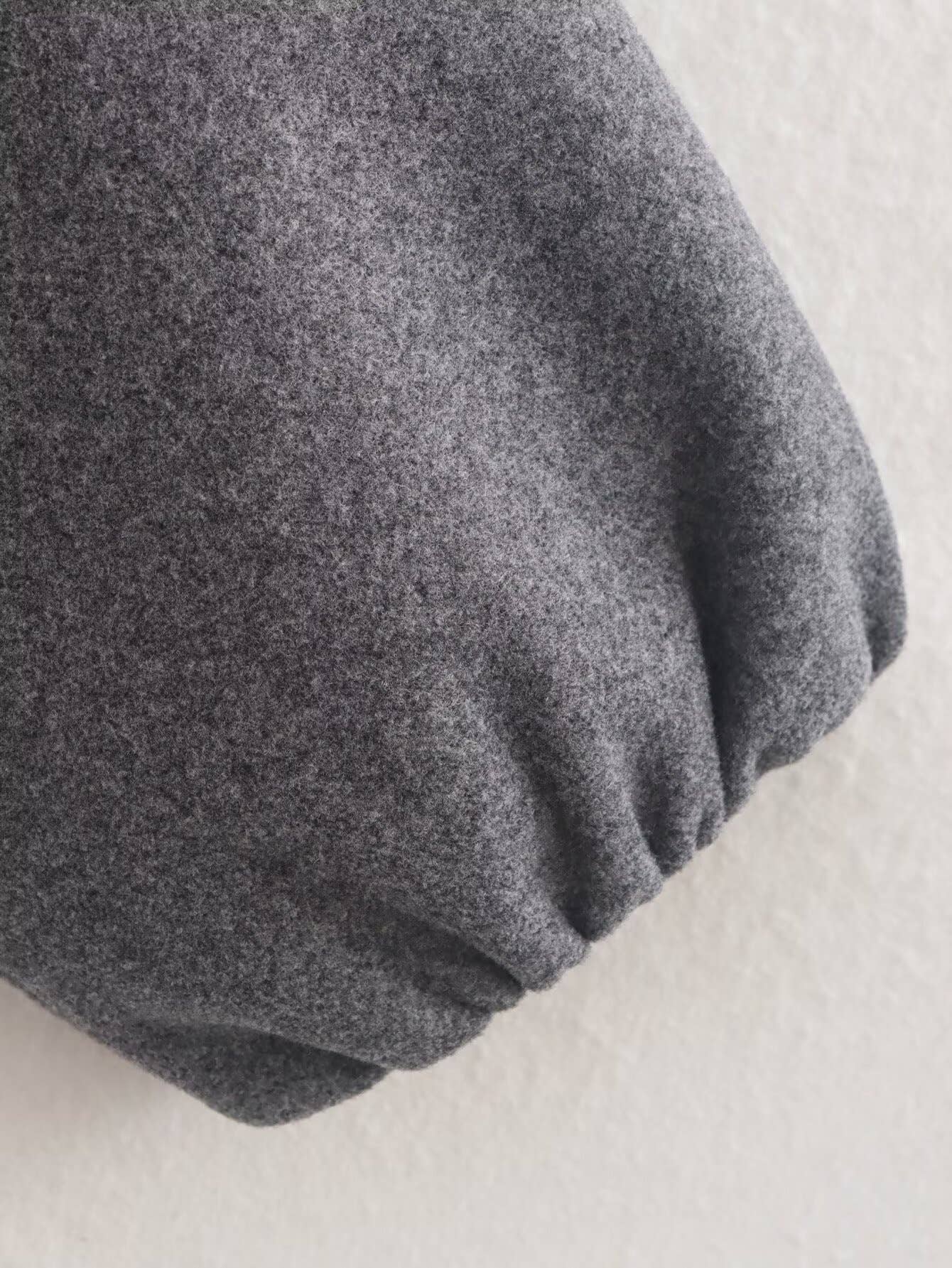 CREW NECK LONG SLEEVE WITH POCKET ZIPPER CARDIGAN