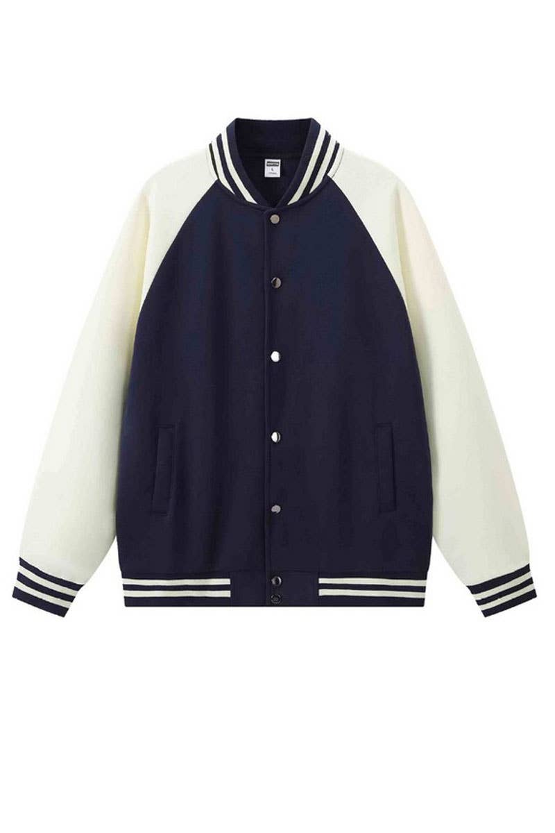 CWOCO00183_BASEBALL JACKET SWEATSHIRT CUSTOM LOGO WORKWEAR