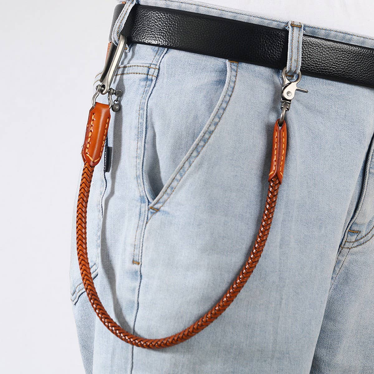 RETRO HIP HOP HAND-WOVEN PANTS CHAIN_CWMM4824