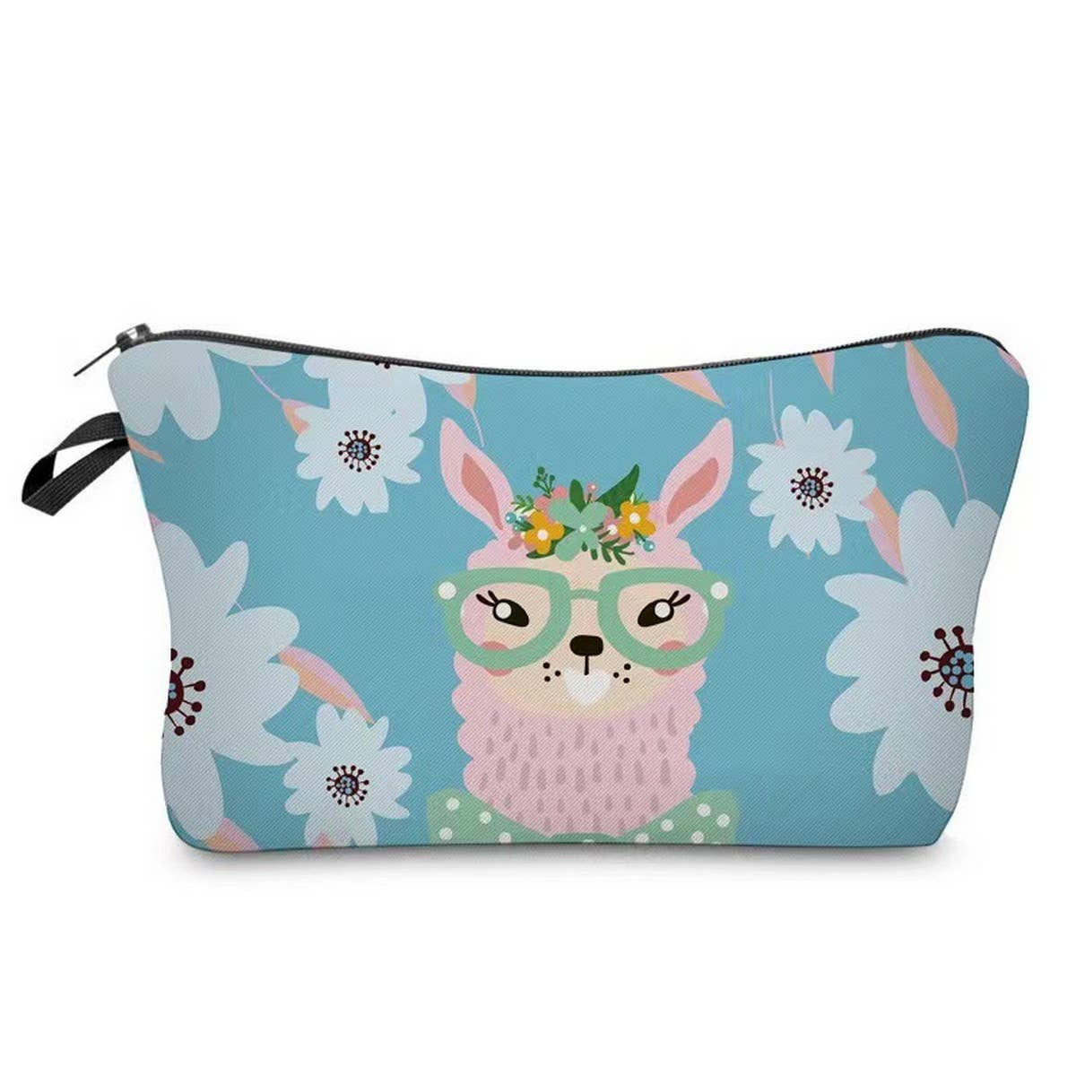 BEST-SELLING ALPACA PRINT COSMETIC BAG_CWAB2264