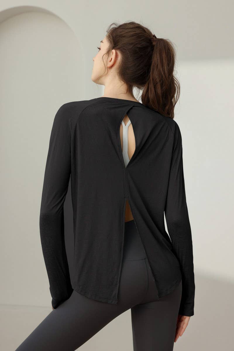 CWTBLL3630_HIGH-END SPORTS STYLE BEAUTIFUL BACK YOGA CLOTHES